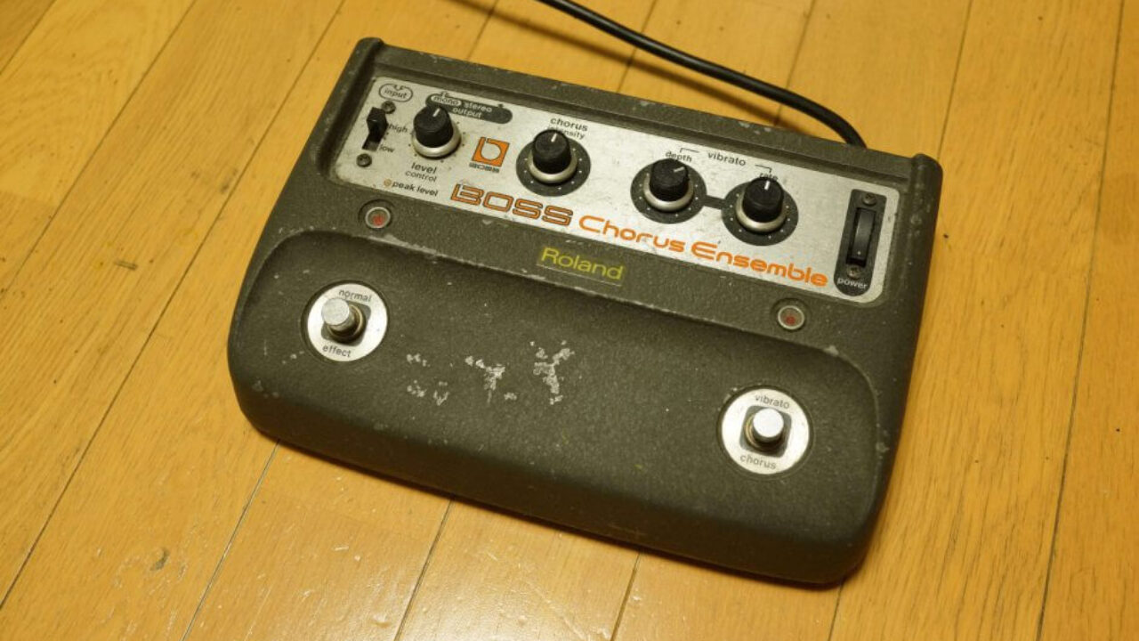 BOSS CE-1｜コーラス・プリアンプどちらも優秀な元祖コーラス