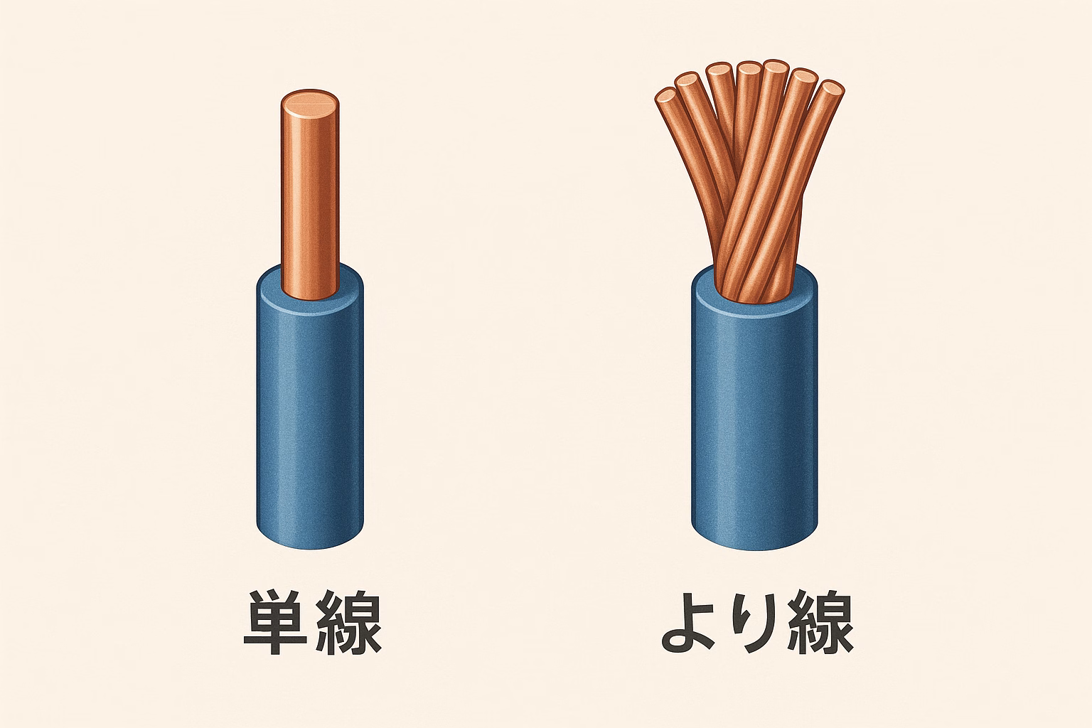 単線とより線の違い