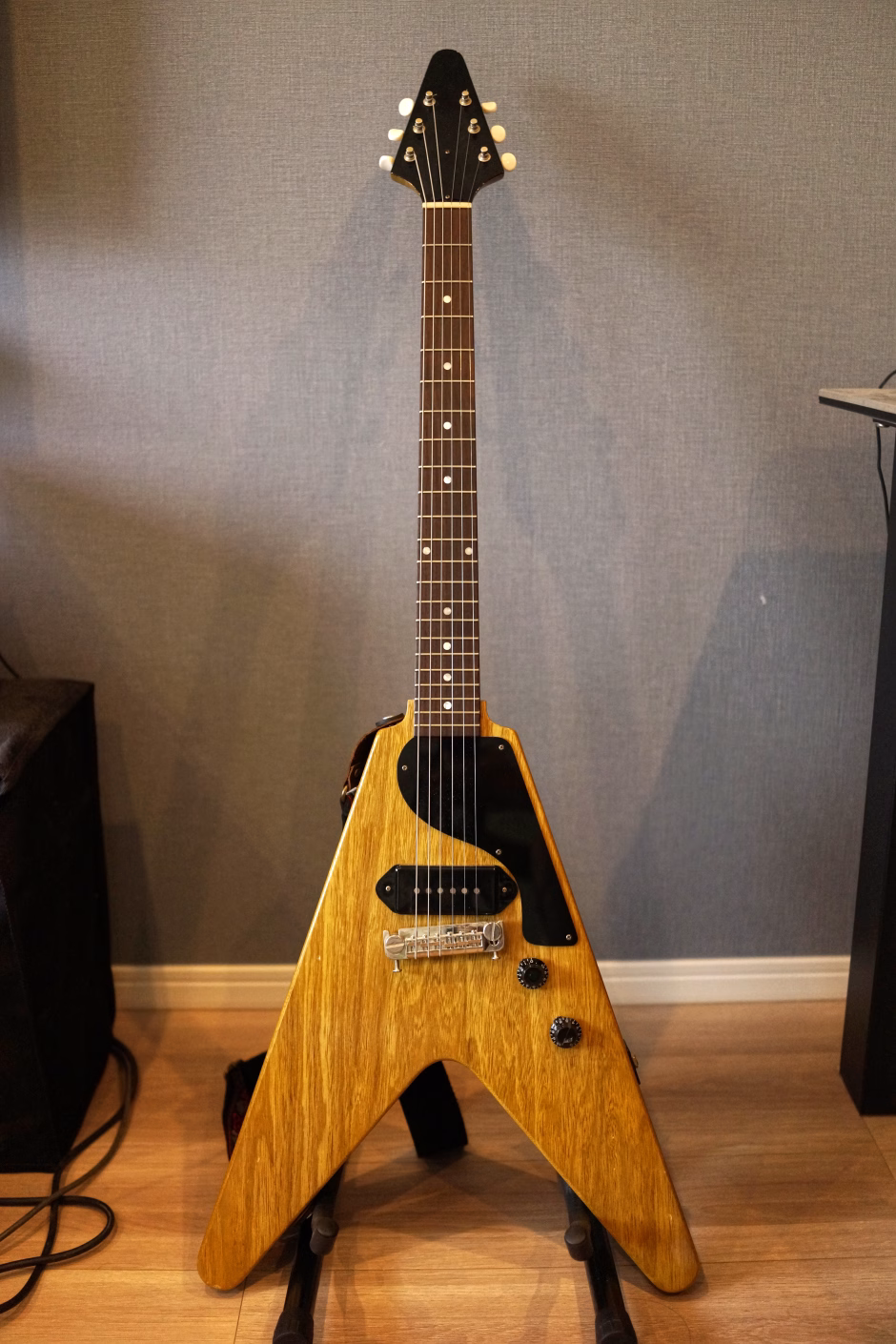富山製 ハンドメイド KORINA FLYING V junior