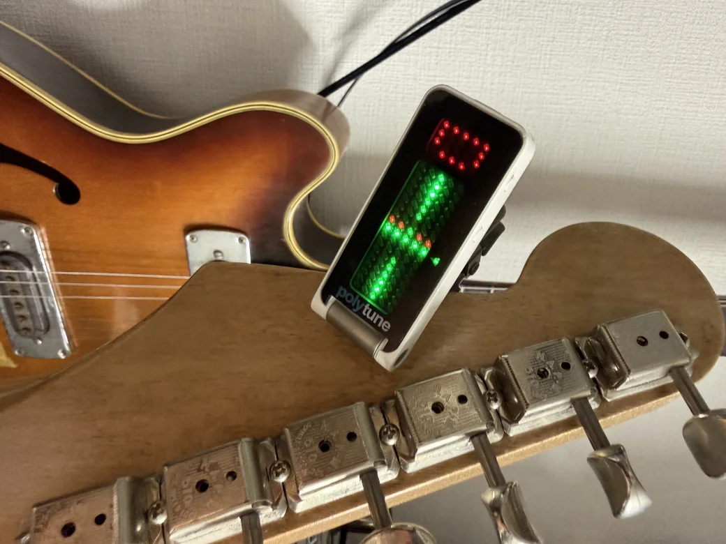 ギター用クリップチューナー