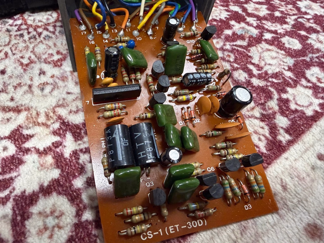 BOSS CS-1のフォトカプラー式アナログ基板