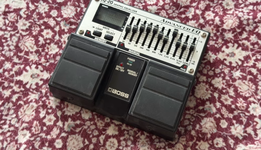 BOSS EQ-20 Advanced EQ所有個体の外観
