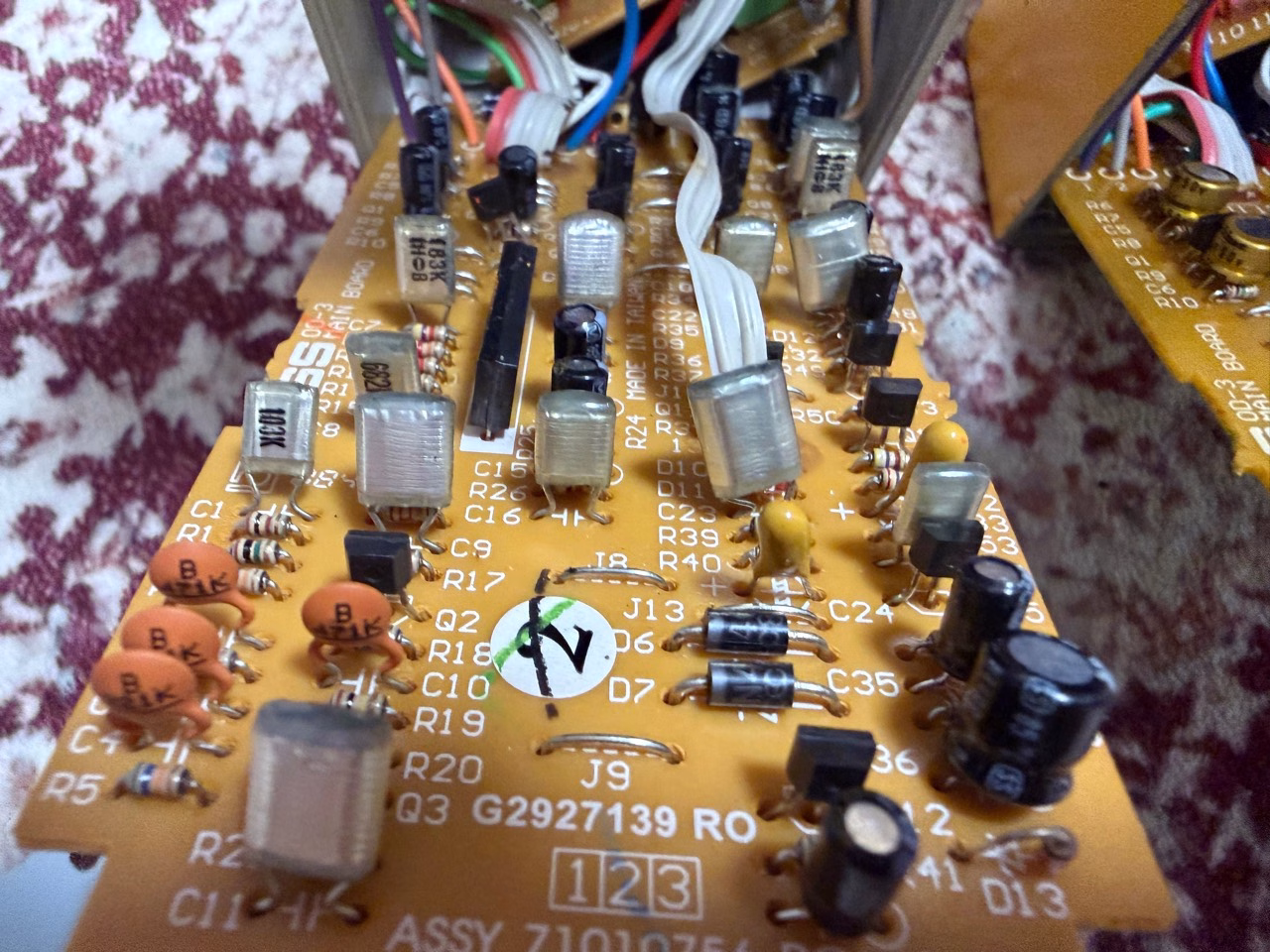 純正BOSS OD-3のスルーホール基板