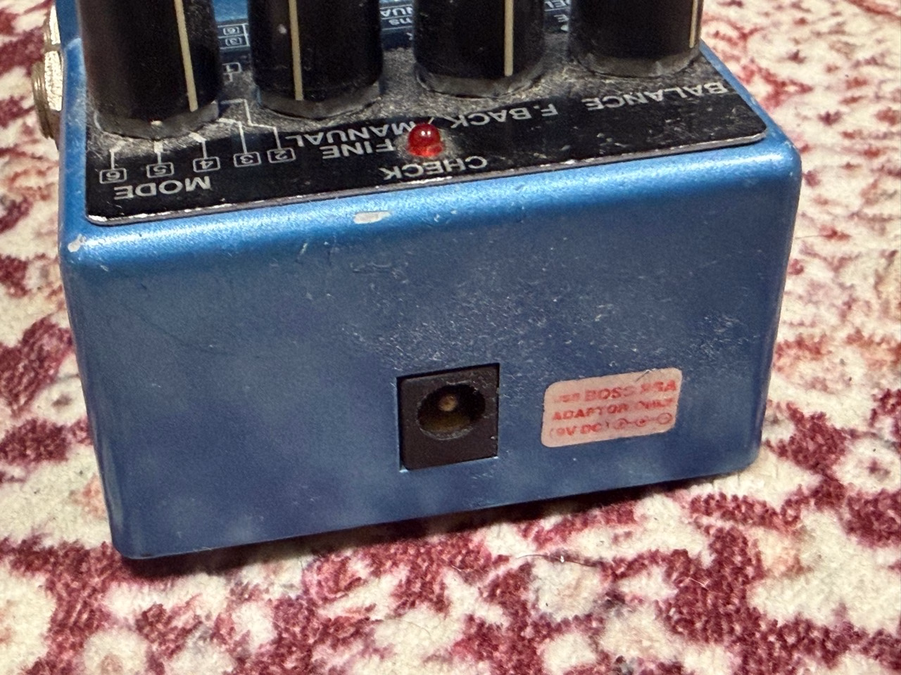 BOSS PS-2のPSAアダプター指定電源端子
