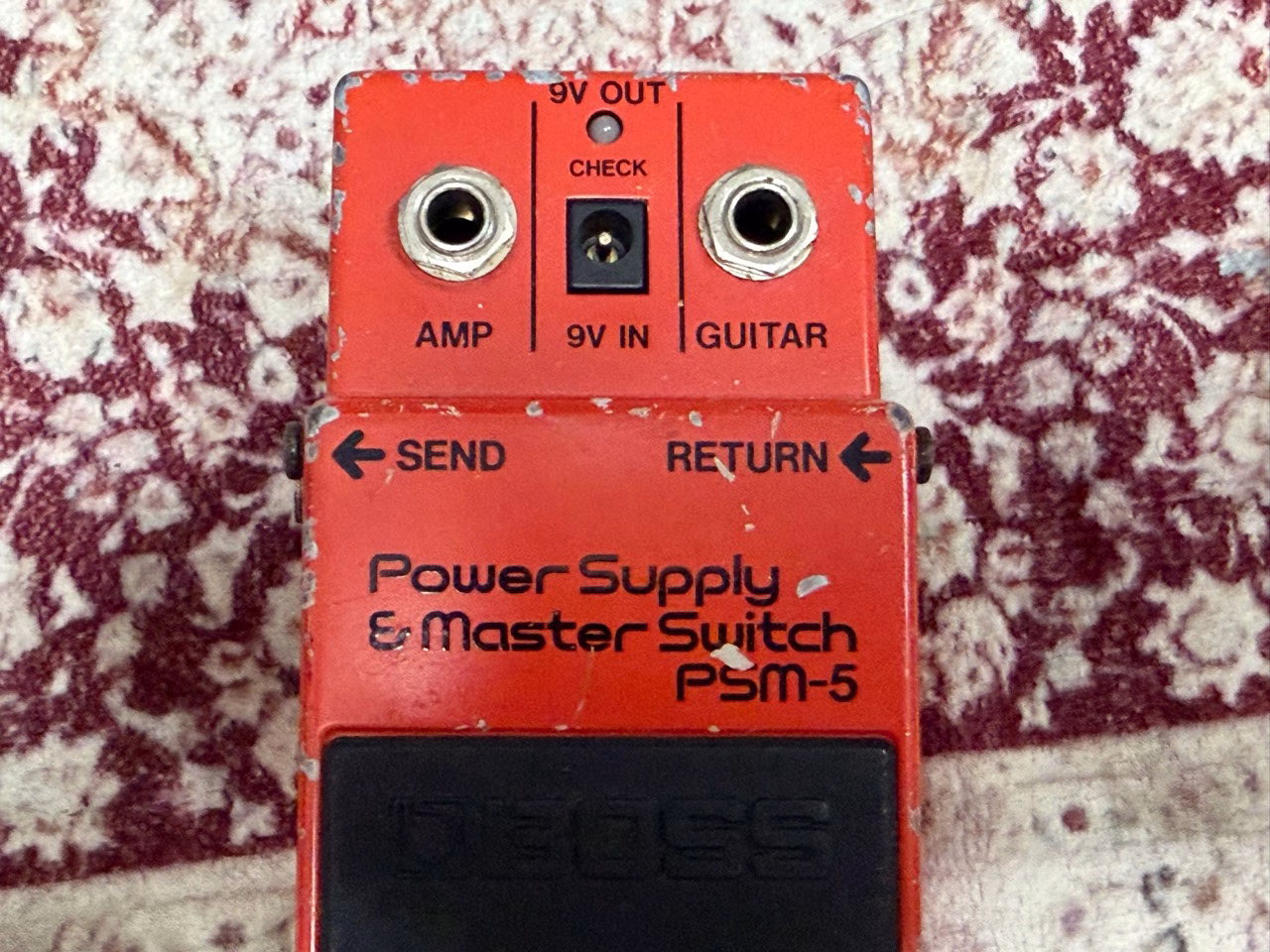 PSM-5のGUITAR、AMP、SEND、RETURN端子