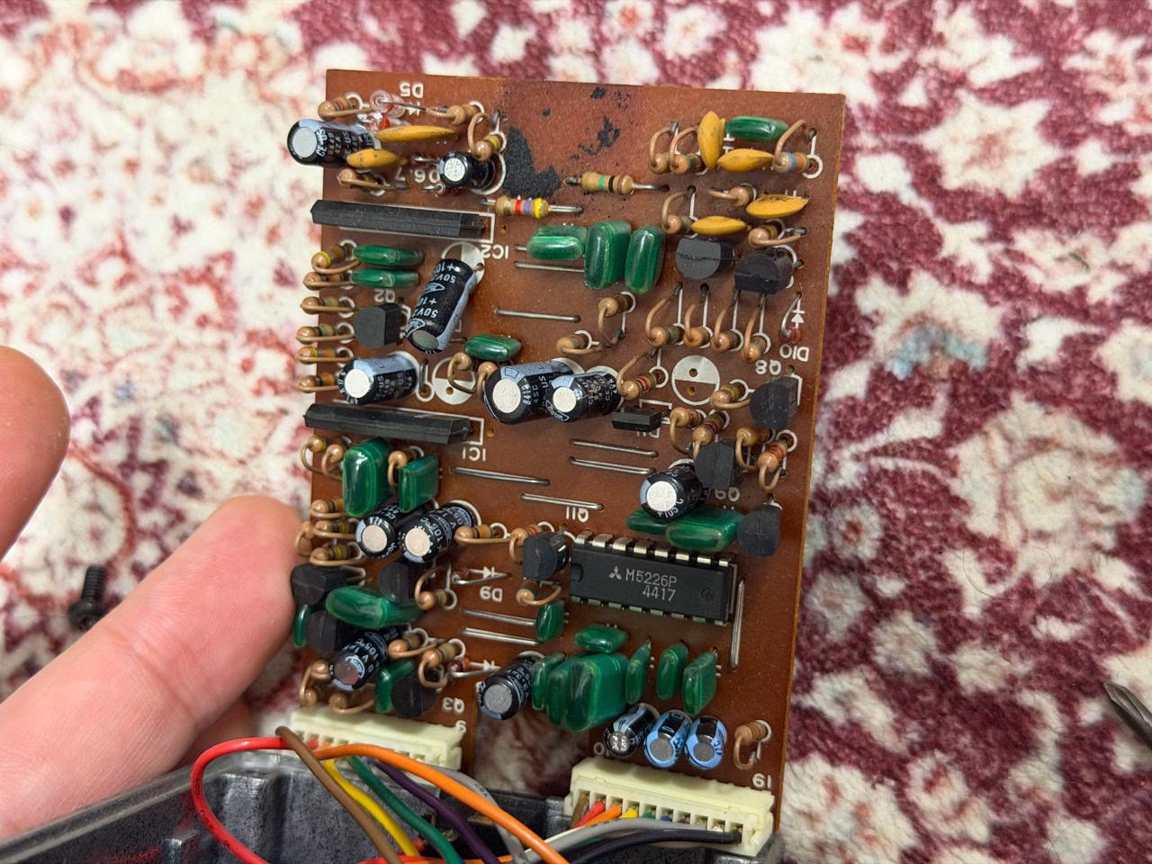 Guyatone PS-024 Distortion-H所有個体の内部基板