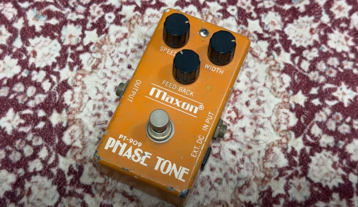 オレンジ色のMaxon PT-909 Phase Toneの外観