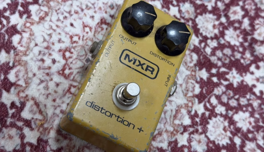 ブロックロゴ期のヴィンテージMXR Distortion+所有個体