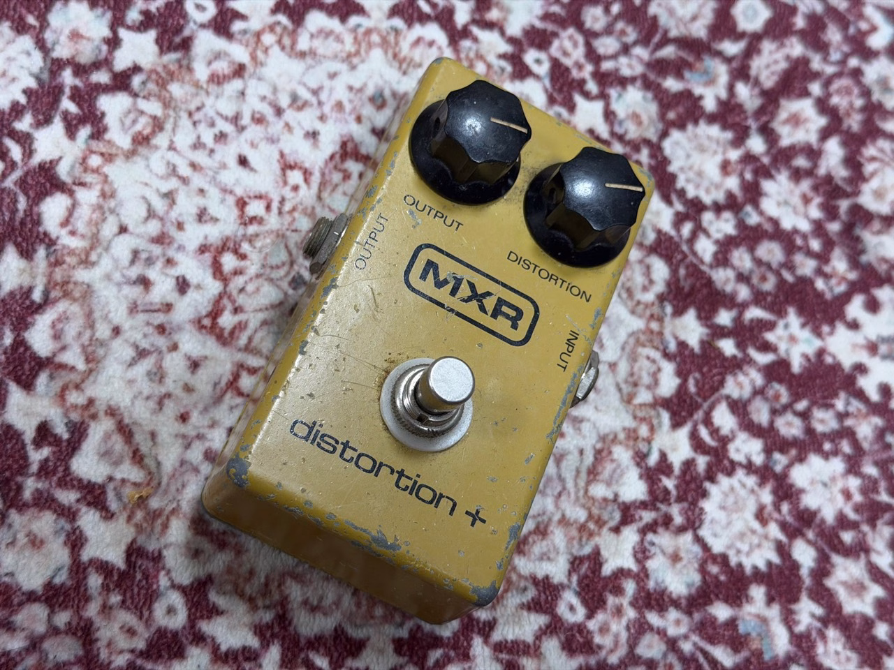 ブロックロゴ期のヴィンテージMXR Distortion+所有個体
