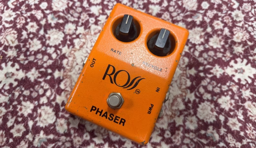 1979年製と思われるオレンジ筐体のROSS Phaser所有個体