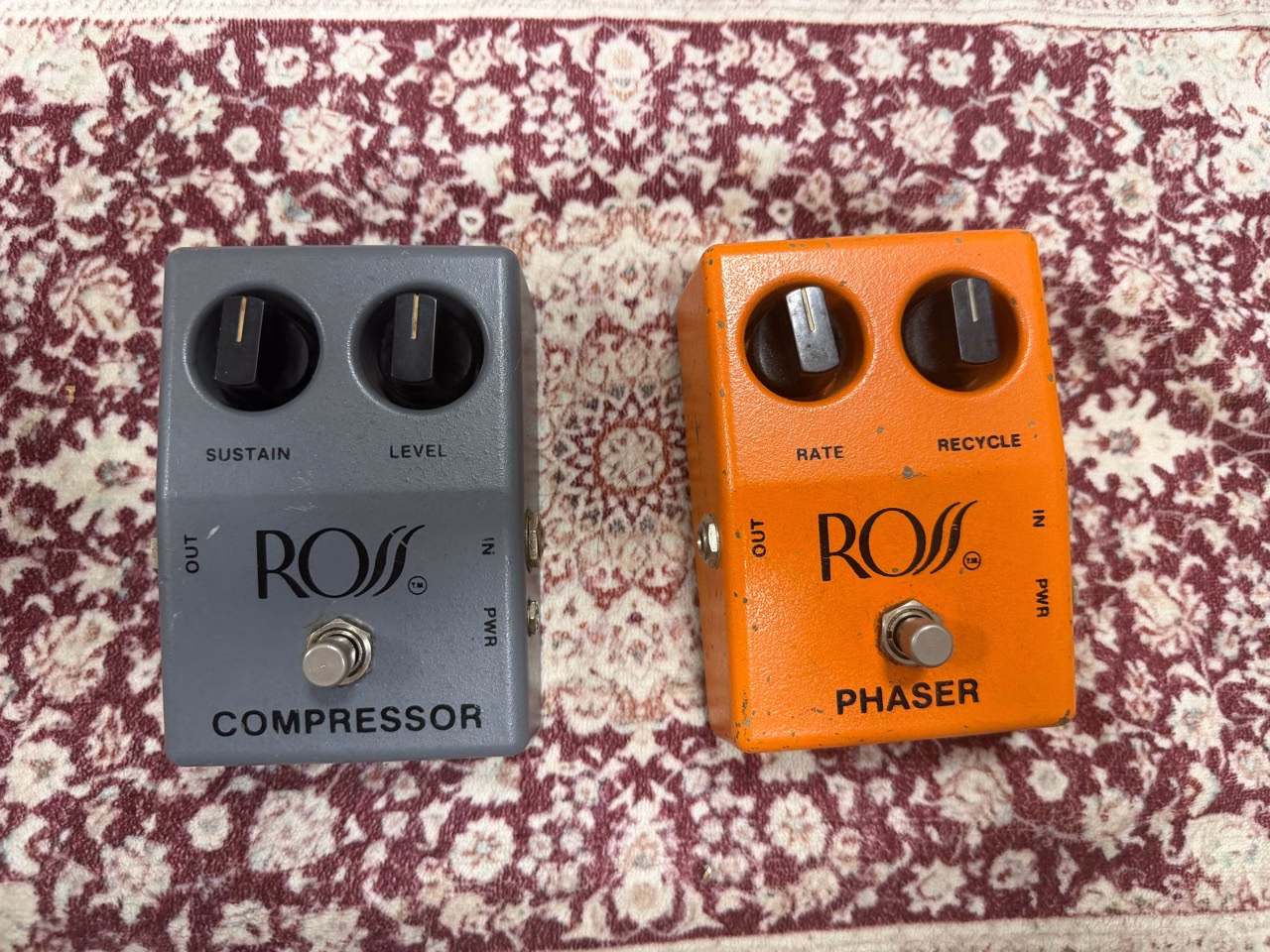 1979年製と思われるROSS PhaserとグレーのROSS Compressor所有個体