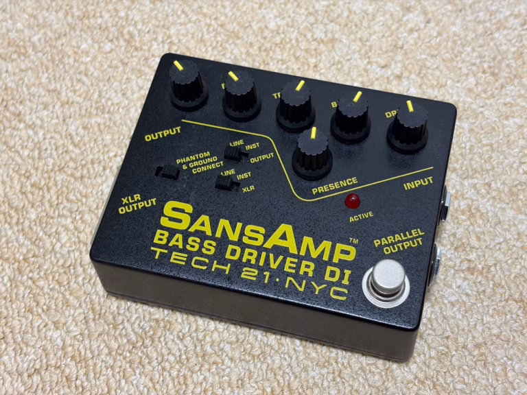 SansAmp Bass Driver DIレビュー｜ベースのサポートで使う一台
